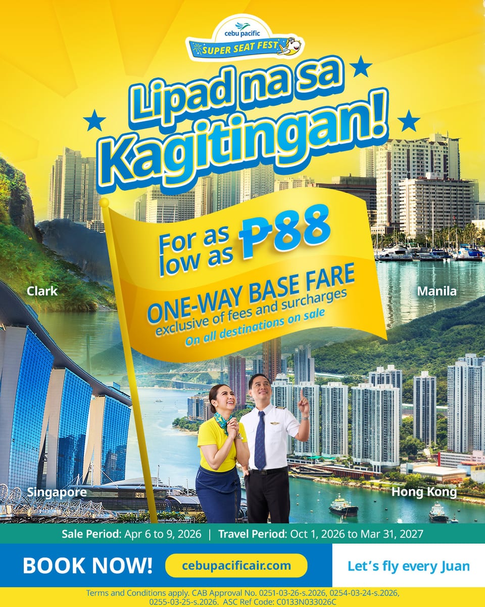 Cebu Pacific Air seat sale